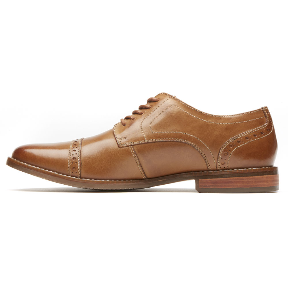 Rockport Oxfords Herre Brune - Style Purpose Cap Toe - SEVY86302